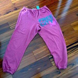 Barely worn freecity sweatpants